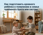 Как подготовить кровного ребенка к появлению в семье приемного брата или сестры